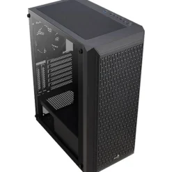 AeroCool Beam Midi Tower ohne Netzteil schwarz