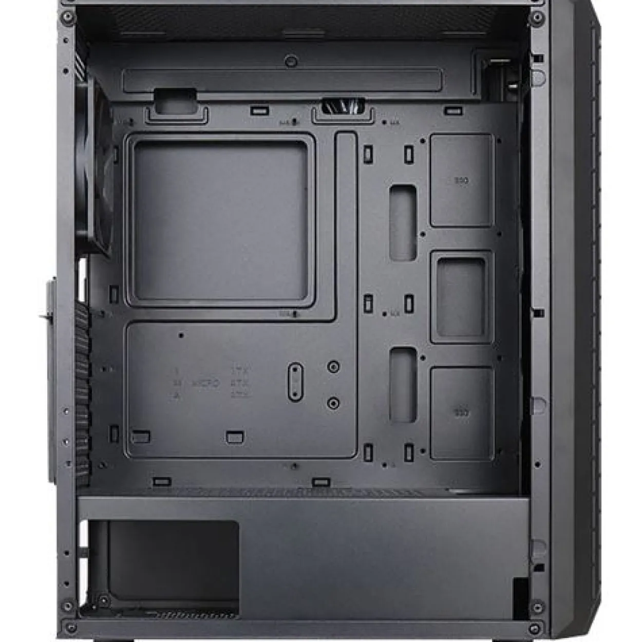 AeroCool Beam Midi Tower ohne Netzteil schwarz