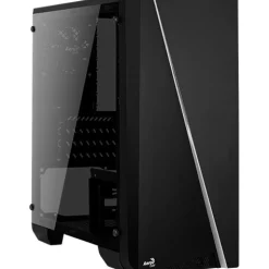 AeroCool Cylon Mini mit Sichtfenster Micro-ATX ohne Netzteil schwarz
