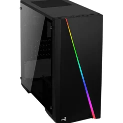 AeroCool Cylon Mini mit Sichtfenster Micro-ATX ohne Netzteil schwarz