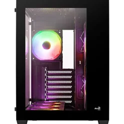 AeroCool Dryft Midi Tower ohne Netzteil schwarz