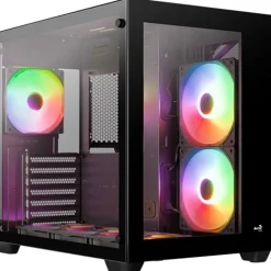 AeroCool Dryft Midi Tower ohne Netzteil schwarz