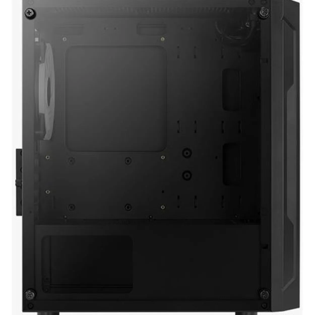 AeroCool Trinity v2 Mini mit Sichtfenster Mini Tower ohne Netzteil schwarz