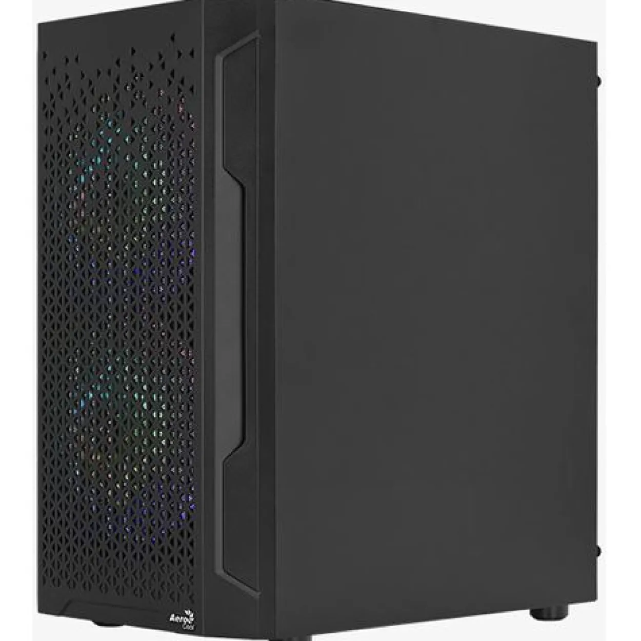 AeroCool Trinity v2 Mini mit Sichtfenster Mini Tower ohne Netzteil schwarz