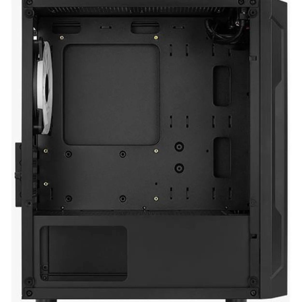 AeroCool Trinity v2 Mini mit Sichtfenster Mini Tower ohne Netzteil schwarz