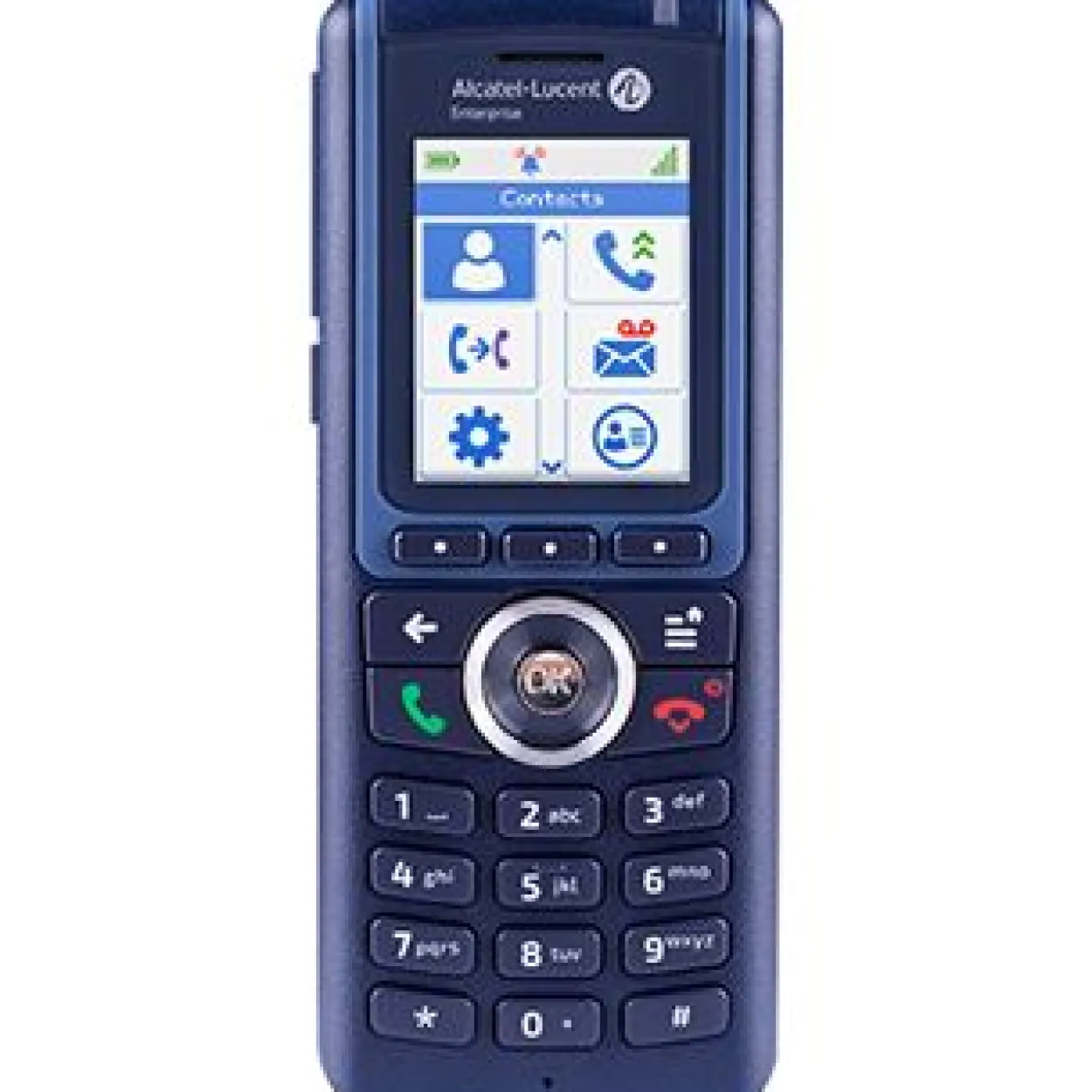 Alcatel-Lucent ENTERPRISE 8254 DECT Mobilteil enthält Akku und Gürtelclip