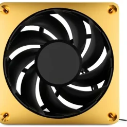 Alphacool Apex Stealth Metall Gold 120x120x25mm 400-3000 U/min 30-49.9 dB(A) schwarz/gold