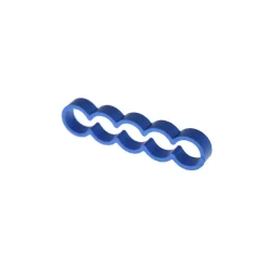 Alphacool Eiskamm Alu X5 Flat - 4mm - 4 Stück blau