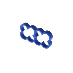 Alphacool Eiskamm Alu X8 - 4mm - 4 Stück blau