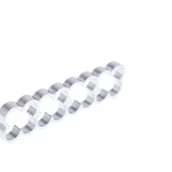Alphacool Eiskamm Alu X16 - 4mm - 4 Stück silber