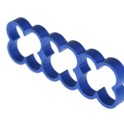 Alphacool Eiskamm Alu X12 - 4mm - 4 Stück blau