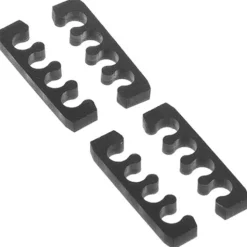 Alphacool Eiskamm X4 Flat - 3mm - 4 Stück schwarz