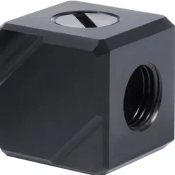 Alphacool Eiszapfen Anschlussterminal 4-Fach G1/4 IG - Black Acetal