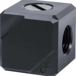 Alphacool Eiszapfen Anschlussterminal 4-Fach G1/4 IG - Black Acetal