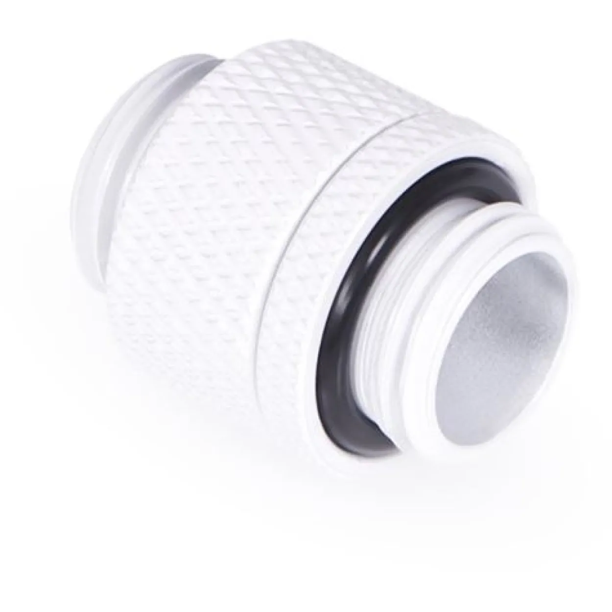 Alphacool Eiszapfen Doppelnippel drehbar G1/4 AG auf G1/4 AG, weiss