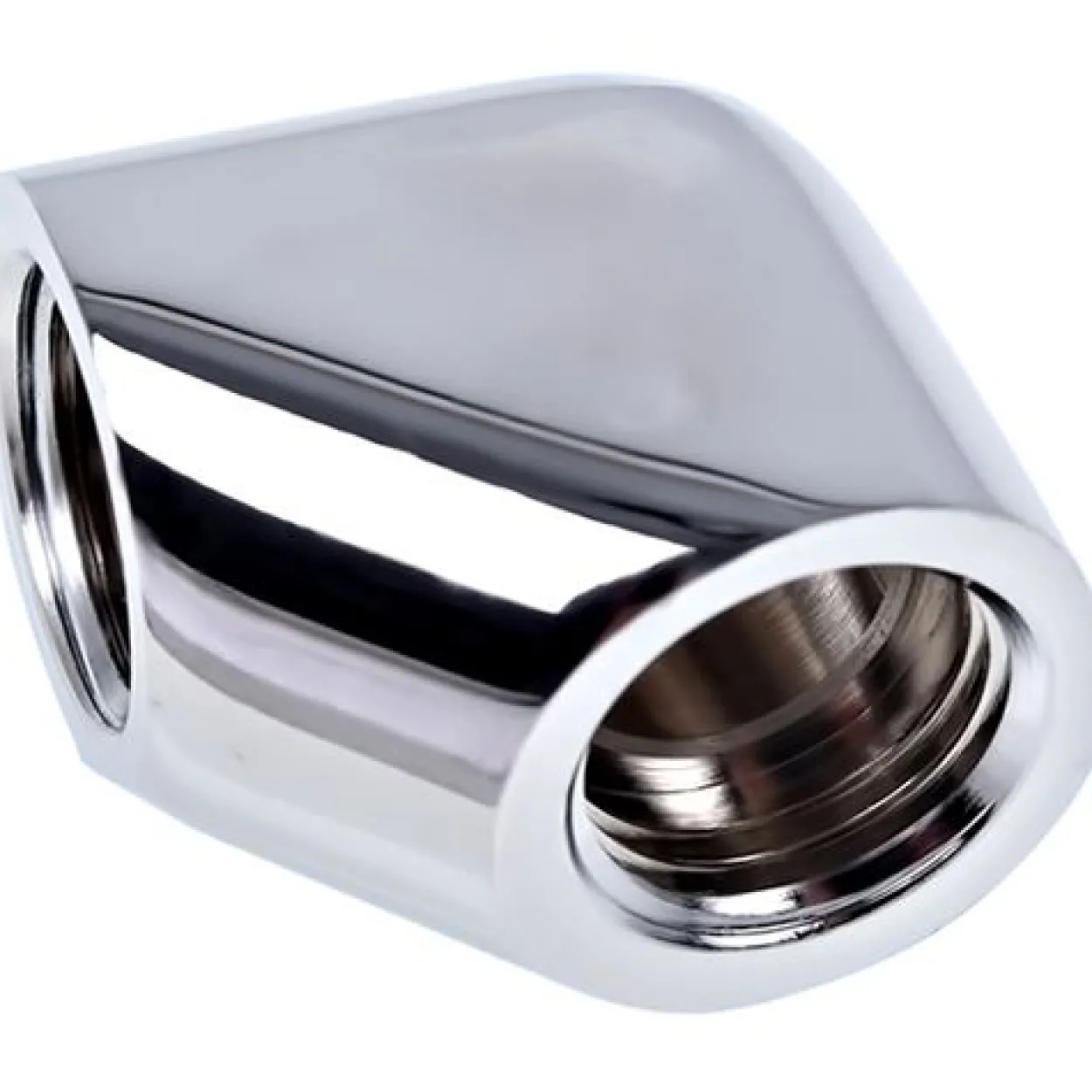 Alphacool Eiszapfen L-Verbinder G1/4 IG auf G1/4 IG - Chrome