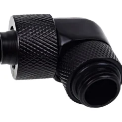 Alphacool Eiszapfen 13/10mm Anschraubtülle 90° drehbar G1/4 - Deep Black