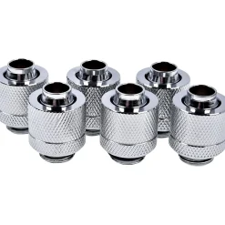 Alphacool Eiszapfen 13/10mm Anschraubtülle G1/4 - Chrome Sixpack