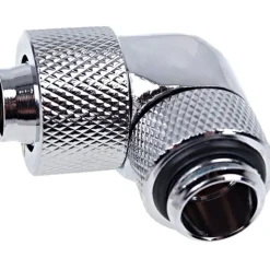Alphacool Eiszapfen 13/10mm Anschraubtülle 90° drehbar G1/4 - Chrome
