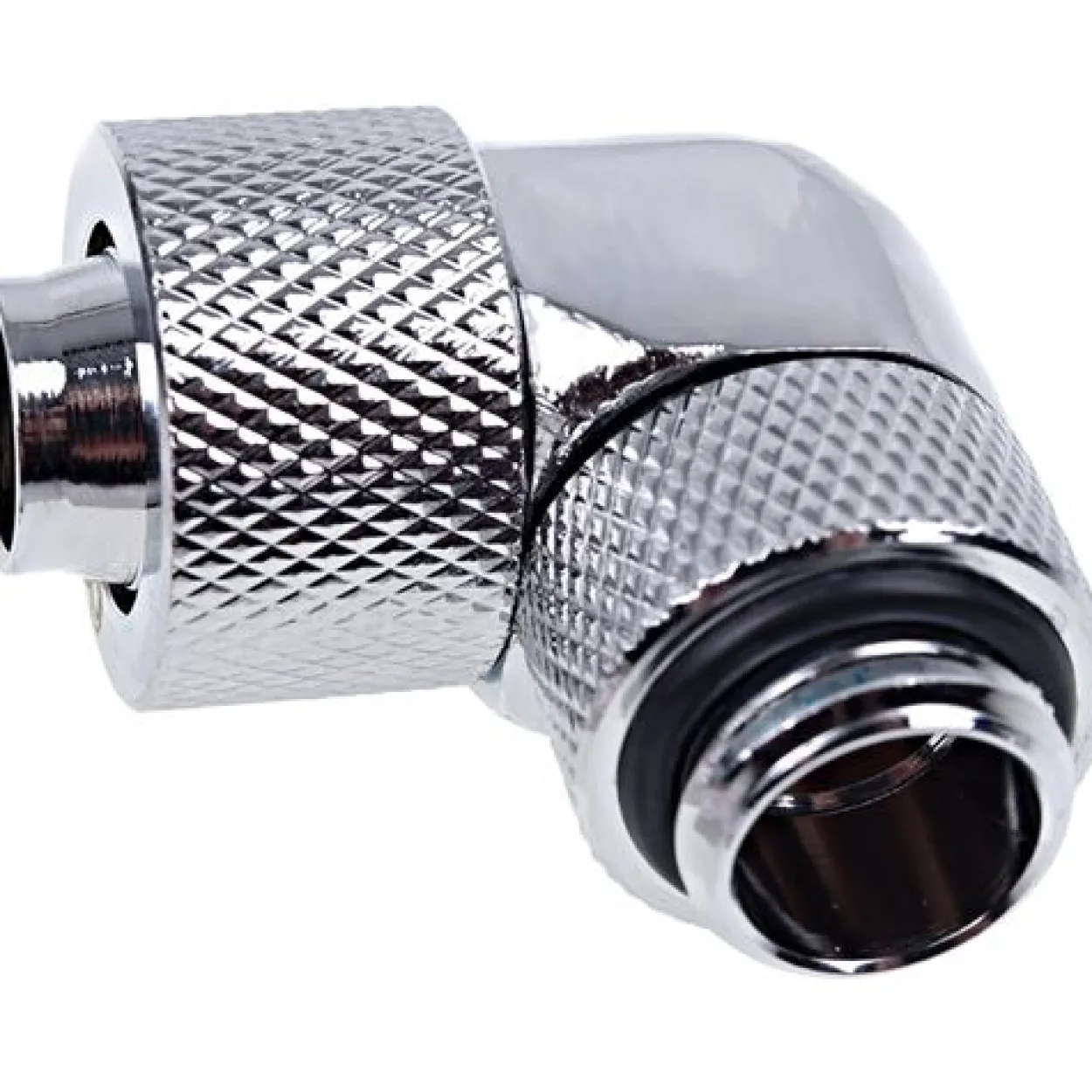 Alphacool Eiszapfen 13/10mm Anschraubtülle 90° drehbar G1/4 - Chrome