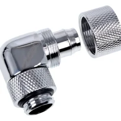 Alphacool Eiszapfen 13/10mm Anschraubtülle 90° drehbar G1/4 - Chrome