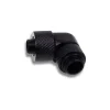 Alphacool Eiszapfen 13/10mm Anschraubtülle 90° drehbar G1/4 - 4pcs Set Deep Black