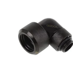 Alphacool Eiszapfen 16mm HardTube Anschraubtülle 90° drehbar G1/4 für Acryl- Messingrohre - Deep Bla