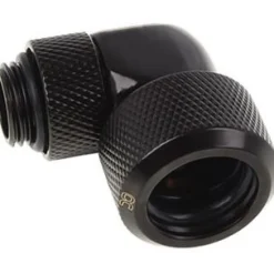 Alphacool Eiszapfen 16mm HardTube Anschraubtülle 90° drehbar G1/4 für Acryl- Messingrohre - Deep Bla