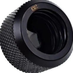 Alphacool Eiszapfen 16mm HardTube Anschraubtülle G1/4 für Acryl- Messingrohre - Deep Black