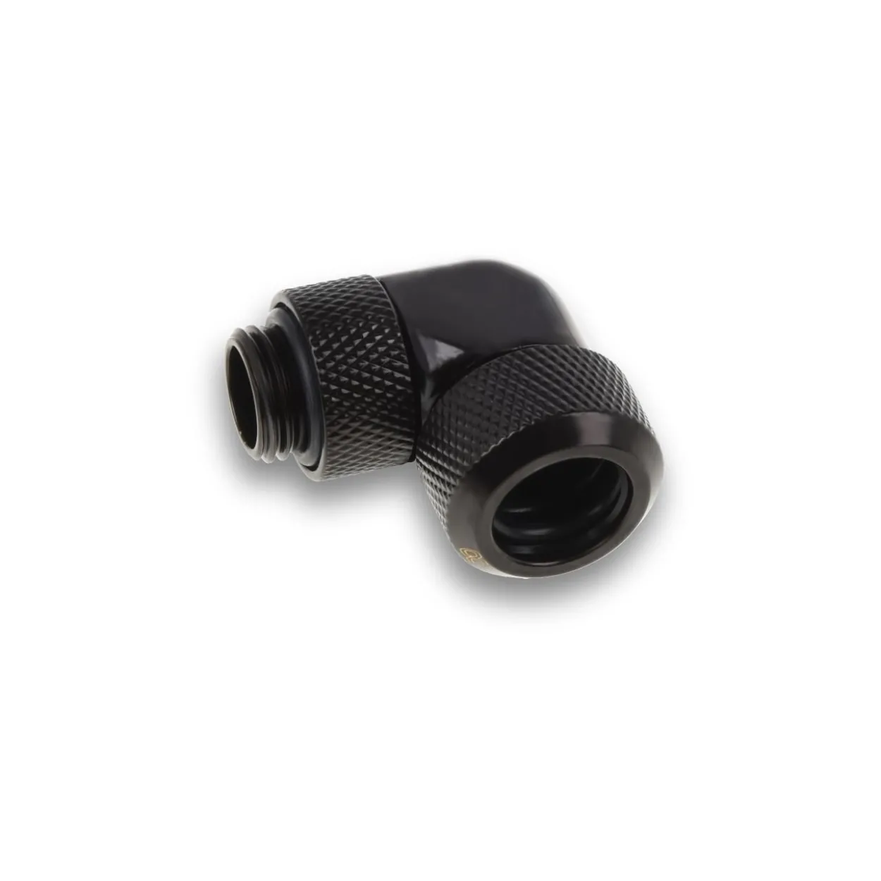 Alphacool Eiszapfen 13mm HardTube Anschraubtülle 90° drehbar G1/4 für Acryl/Messingrohre - 4pcs Set