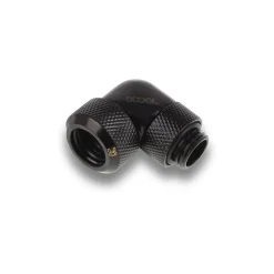 Alphacool Eiszapfen 13mm HardTube Anschraubtülle 90° drehbar G1/4 für Acryl/Messingrohre - 4pcs Set