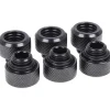 Alphacool Eiszapfen 13mm HardTube Anschraubtülle G1/4 für Acryl- Messingrohre - Deep Black Sixpack