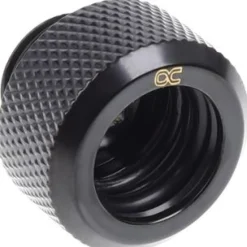 Alphacool Eiszapfen 13mm HardTube Anschraubtülle G1/4 für Acryl- Messingrohre - Deep Black Sixpack