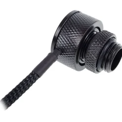 Alphacool Eiszapfen Temperatursensor G1/4 IG/IG mit AG Adapter - Deep Black