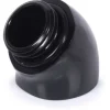 Alphacool Eiszapfen Winkeladapter 45° G1/4 AG auf G1/4 IG - schwarz