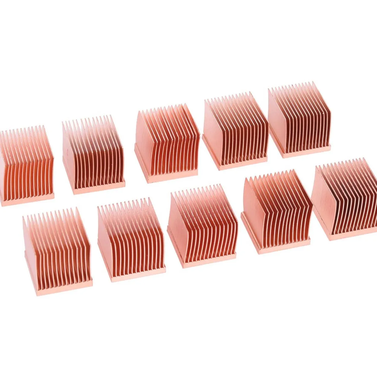 Alphacool GPU RAM Copper Heatsinks 14x14mm - 10 Stk.