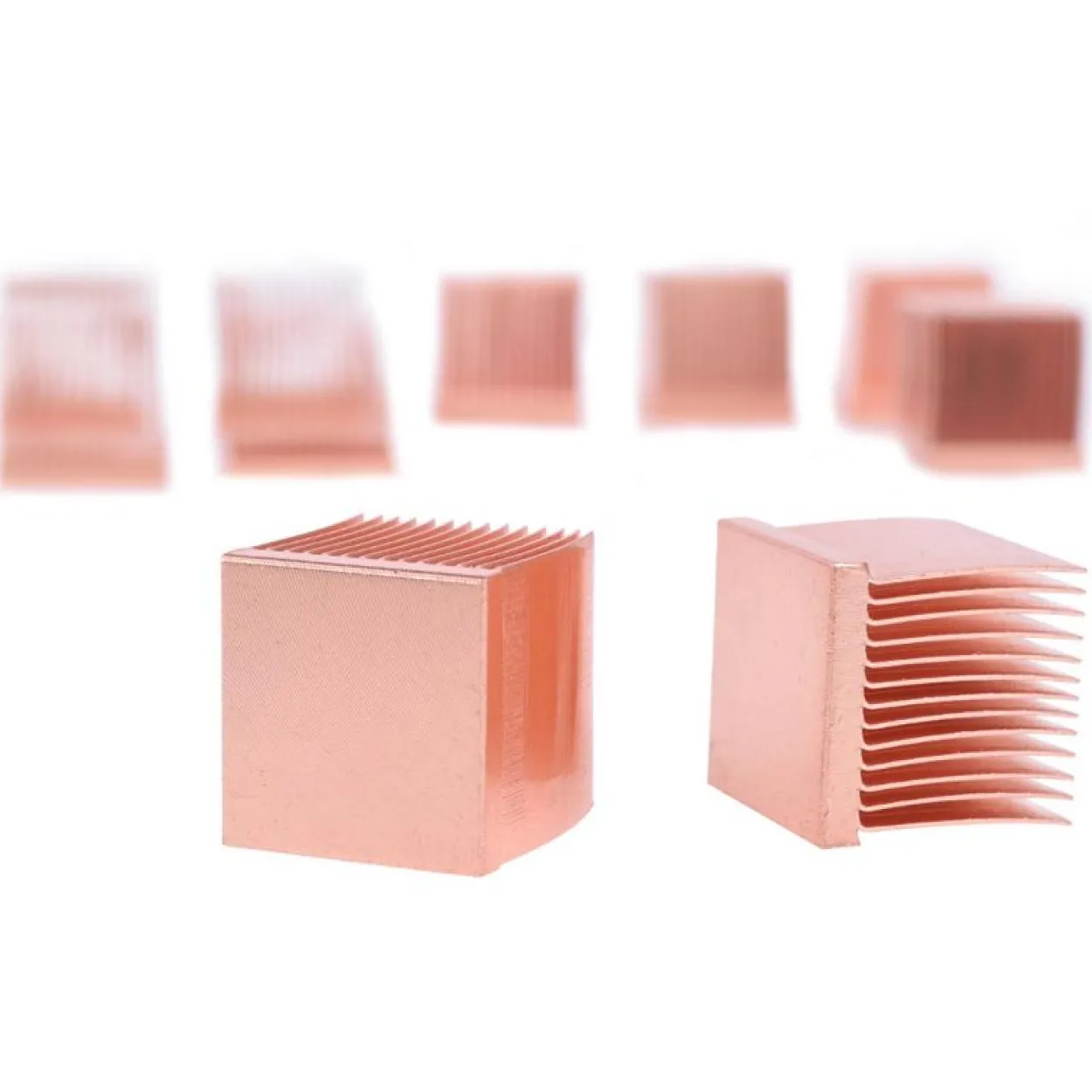 Alphacool GPU RAM Copper Heatsinks 14x14mm - 10 Stk.
