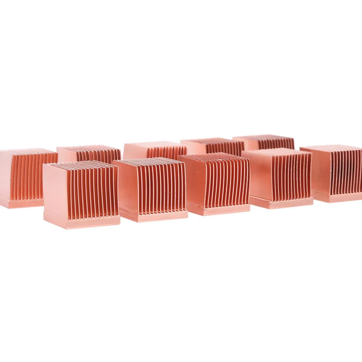 Alphacool GPU RAM Copper Heatsinks 14x14mm - 10 Stk.