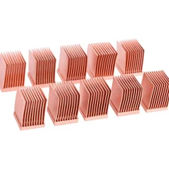 Alphacool GPU RAM Copper Heatsinks 10x10mm - 10 Stk.
