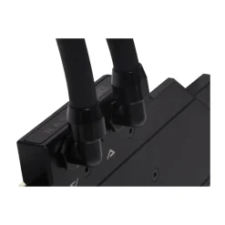 Alphacool HF Anschraubtülle TPV Metall - 90°, schwarz