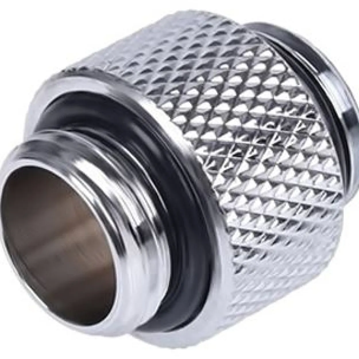 Alphacool HF Doppelnippel G1/4 AG auf G1/4 AG 10mm - Chrome