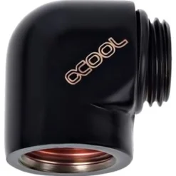 Alphacool HF L-Verbinder G1/4 AG auf G1/4 IG - Deep Black