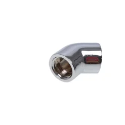 Alphacool HF L-Verbinder 45° G1/4 IG auf G1/4 IG - Chrome