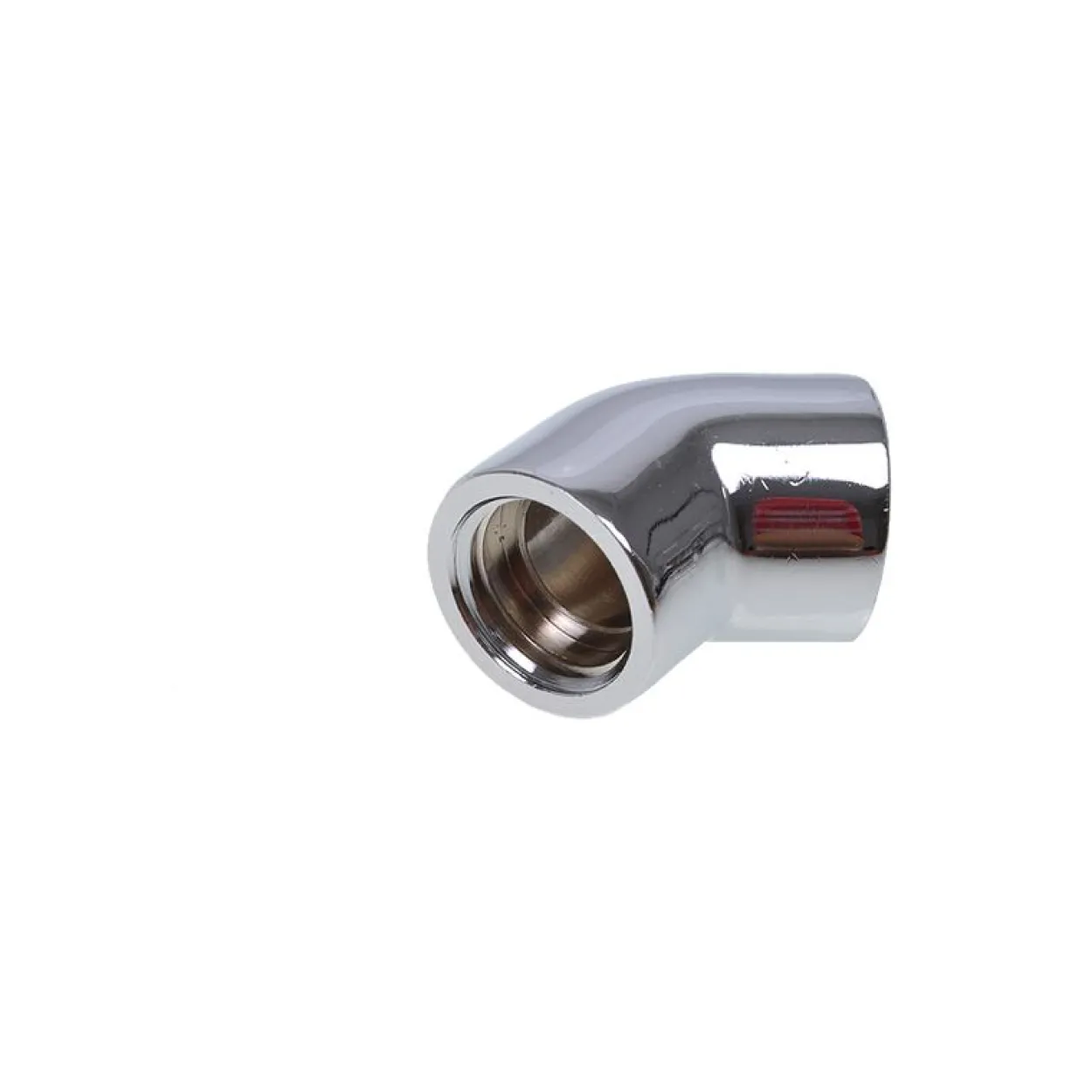 Alphacool HF L-Verbinder 45° G1/4 IG auf G1/4 IG - Chrome