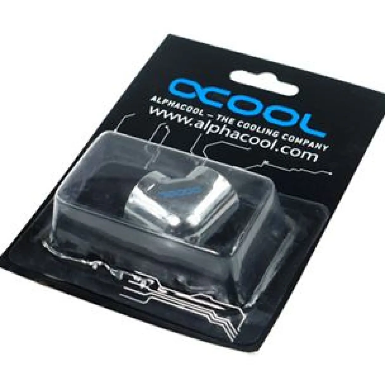 Alphacool HF L-Verbinder G1/4 IG auf G1/4 IG - Chrome