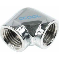 Alphacool HF L-Verbinder G1/4 IG auf G1/4 IG - Chrome