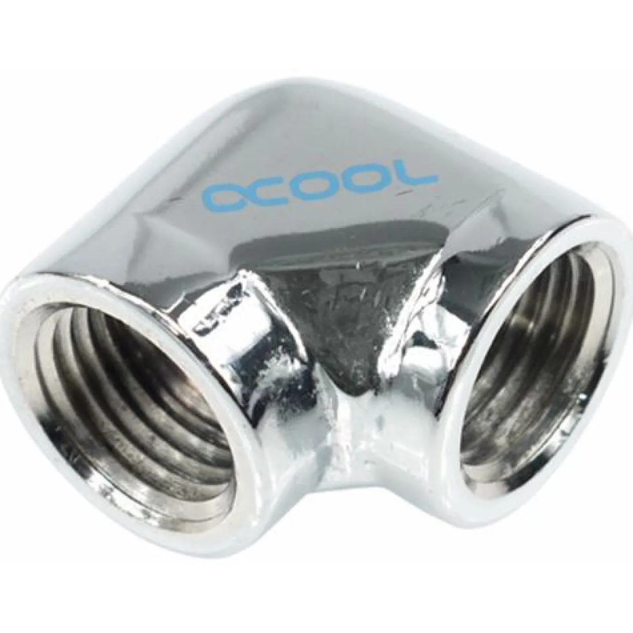 Alphacool HF L-Verbinder G1/4 IG auf G1/4 IG - Chrome