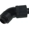 Alphacool HF 13/10 (10x1,5mm) Anschraubtülle 45° drehbar G1/4 - Deep Black