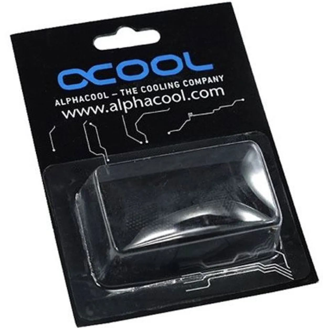 Alphacool HF 13/10 (10x1,5mm) Anschraubtülle 45° drehbar G1/4 - Deep Black