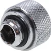 Alphacool HT 13mm HardTube Anschraubtülle G1/4 für Acryl- Messingrohre - gerändelt - Chrome